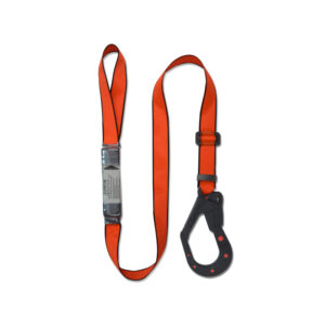 Eslinga dieléctrica con absorbedor regulable con gancho grande y loop en reata, 1.8 m - Image 1