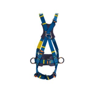 Arnés arco eléctrico 4 puntos de anclaje para trabajo en alturas con faja lumbar